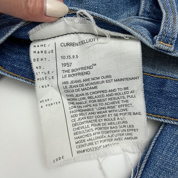 Current/Elliott mid straight leg jeans - Picture 5 of 8